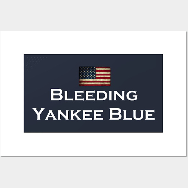 BYB American Flag Design Wall Art by Bleeding Yankee Blue